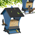 Wildpark Squirrel Proof Bird Feeder – Durable, Vibrant Orange, Perfect for Cardinals & Chickadees – Ideal Gift for Bird Lovers, Moms & Grandmas