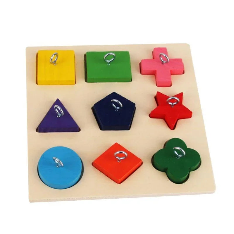 "Feathered Architects: The Ultimate Wooden Block Puzzle for Your Bird's Next Big Construction Project!"