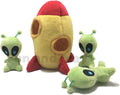 Exciting Interactive Squeaky Plush Hide and Seek Alien Puzzle Toy for Small Dogs – Perfect for Playtime and Bonding!