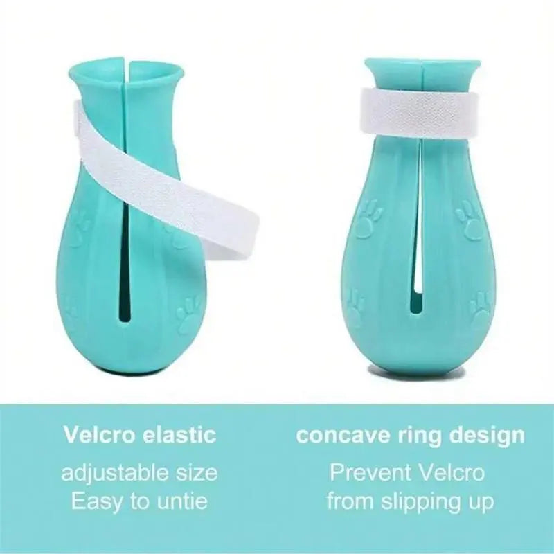 Keep Your Furry Friends Safe and Stylish with Our Cat Bathing Shoes! 🐾✨ 4 Pairs of Silicone Paw Protectors for Stress-Free Baths! 🛁❤️ #PetGrooming #CatCare