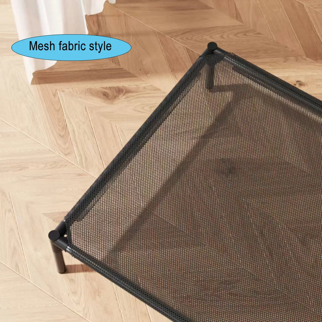 Elevate Your Dog's Comfort: Premium Portable Elevated Bed for Medium & Large Dogs - Breathable Mesh Hammock for Ultimate Summer Relaxation!