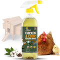 Reliant Pet Chicken & Coop Poultry Spray for Mites, Lice, Ticks, Fleas, and Flies - Safe for Chickens with No Egg Removal Required - Special Mother's Day and Father's Day Promotion