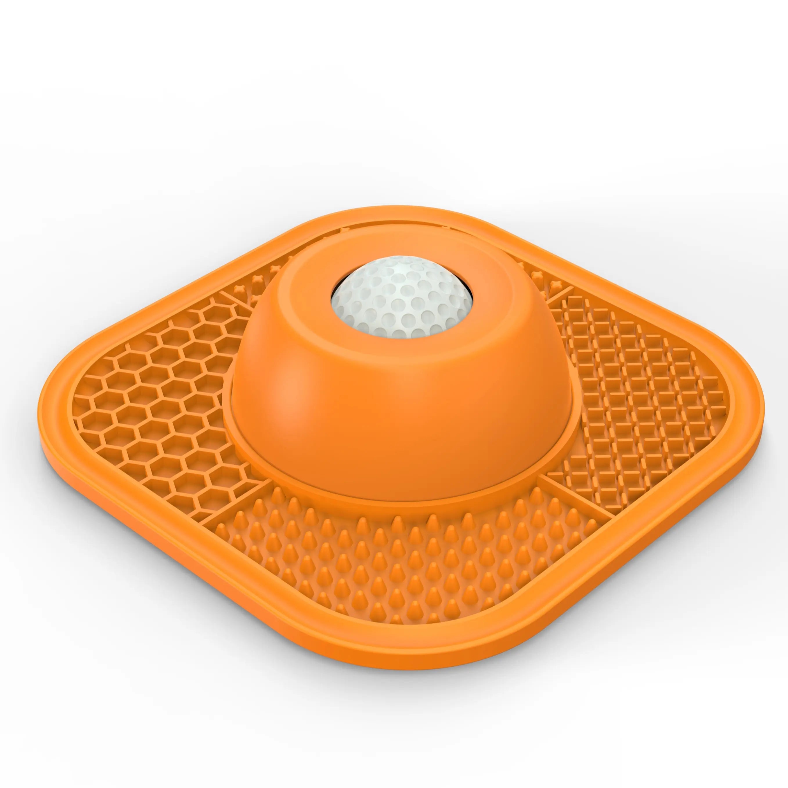 Slow Feeder Dog Bowls & Lick Mat for Liquid and Thick Treat, Anti-Slip Dog Lick Bowl with Interactive Rolling Ball, 5/6 Cup Pup Licking Toy for Large Medium Small Dogs and Cats